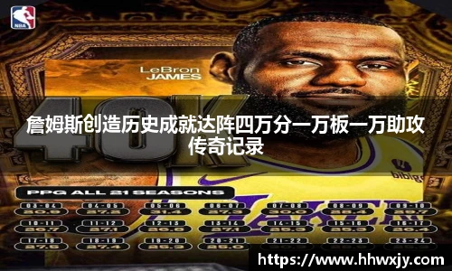詹姆斯创造历史成就达阵四万分一万板一万助攻传奇记录